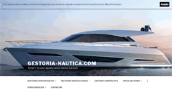 Desktop Screenshot of gestoria-nautica.com