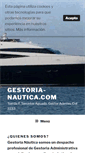 Mobile Screenshot of gestoria-nautica.com